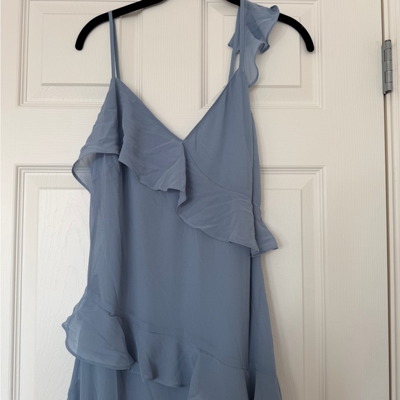 Lulu's Light Blue Ruffle Maxi Dress - Picture 5 of 9